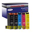 Lot de 5 Cartouches Compatibles pour  Epson T2711 / T2712 / T2713 / T2714 (27XL) - T3AZUR