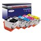Lot de 5 Cartouches Compatibles pour Epson 202 XL - T3AZUR