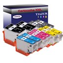 Lot de 10 Cartouches Compatibles pour Epson 202 XL - T3AZUR