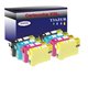 Lot de 8 Cartouches Compatibles pour Epson T1291 / T1292 / T1293 / T1294 - T3AZUR