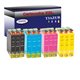 Lot de 12 Cartouches Compatibles pour Epson T1631 / T1632 /  T1633 /  T1634  (16XL) - T3AZUR
