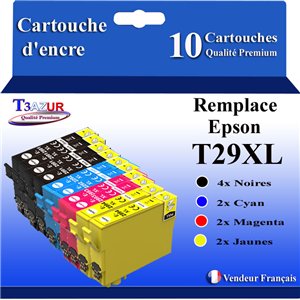 16 cartouches d'encre compatibles 29XL pour Epson Expression Home XP-455 +10f PPA6 16 cartouches d'encre compatibles 29XL pour Epson Expression Home XP-455 +10f PPA6
