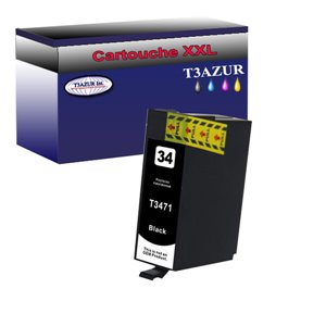 Cartouche Compatible pour Epson T3471 / T3461 (34XL) Noire - T3AZUR