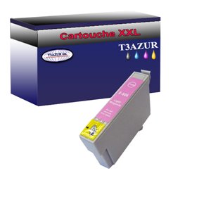 Cartouche Compatible pour Epson T0806 (C13T08064010)  Light Magenta - T3AZUR