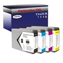 Lot de 4 Cartouches Compatibles pour Epson T7911 / T7912 / T7913 / T7914  - T3AZUR
