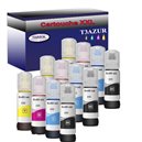 Lot de 12 Cartouches Compatibles pour Epson 103 - T3AZUR