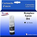 Cartouche Compatible pour Epson 104 (C13T00P140) Noire - T3AZUR