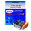 Lot de 18 Cartouches Compatibles pour Canon Pixma TS8150, TS8151 , PGI580XXL, CLI581XL (3Bk/3PBk/3C/3M/3Y/3PB) - T3AZUR