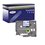 Ruban pour étiquettes laminées générique TZe133 Brother - Texte bleu sur fond transparent - Largeur 12 mm x 8 mètres