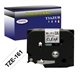 Ruban d'étiquettes laminées générique Brother TZe161 - Texte noir sur fond transparent - Largeur 36 mm x 8 mètres