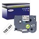 Ruban pour étiquettes laminées génériques Brother TZe261 - Texte noir sur fond blanc - Largeur 36 mm x 8 mètres