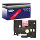 Ruban pour étiquettes laminées générique Brother  TZe435 - Texte blanc sur fond rouge - Largeur 12 mm x 8 mètres