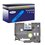 Ruban d'étiquettes laminées générique Brother TZe521 - Texte noir sur fond bleu - Largeur 9 mm x 8 mètres