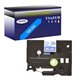 Ruban d'étiquettes laminées générique Brother TZe535 - Texte blanc sur fond bleu - Largeur 12 mm x 8 mètres