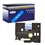 Ruban d'étiquettes laminées générique Brother TZe535 - Texte blanc sur fond bleu - Largeur 12 mm x 8 mètres