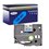 Ruban pour étiquettes laminées génériques Brother TZe551 - Texte noir sur fond bleu - Largeur 24 mm x 8 mètres