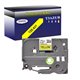 Ruban d'étiquettes laminées générique Brother TZe631 - Texte noir sur fond jaune - Largeur 12 mm x 8 mètres