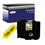 Ruban pour étiquettes laminées générique Brother TZe661 - Texte noir sur fond jaune - Largeur 36 mm x 8 mètres