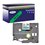 Ruban pour étiquettes laminées générique Brother TZe731 - Texte noir sur fond vert - Largeur 12 mm x 8 mètres