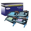 T3AZUR - Lot de 4 Toners génériques Canon EP711 / 717