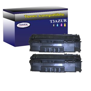 T3AZUR - Lot de 2 Toner générique Canon EP-715A (1975B002AA )