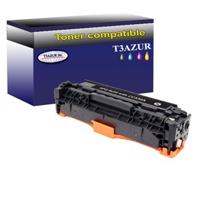 T3AZUR - Toner générique Canon CRG-718 / CRG 718 / HP 304A Noir