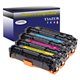 T3AZUR - Lot de 4 Toner générique Canon CRG-718 / CRG 718