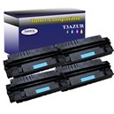T3AZUR - Lot de 4 Toner génériqueCanon EP62A / HP C4129A 