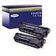 T3AZUR - Lot de 2 Toner générique  Canon EP703 / HP 12A