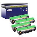 T3AZUR - Lot de 4 Toner Canon générique HP 78A / Canon CRG-726