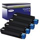 Lot de 4 Toner Compatible OKI MB451 / MB451dn / MB451dnw / MB451w (44992402 )