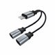 XO adaptateur audio NBR160A Lightning vers Lightning - Lightning Noir