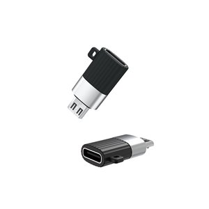 XO adaptateur NB149-C USB-C vers  micro-USB Noir