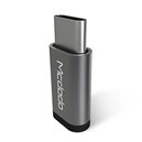 Mcdodo Adaptateur microUSB (port) vers  USB-C argent OT-2152