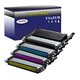 4 Toners remanufacturé Samsung CLP360