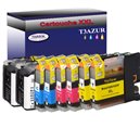 Lot de 4 Cartouches compatibles pour Brother LC127 / LC125 / LC 127 / LC 125 XL