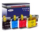 LC227/LC225XL- Lot de 4 Cartouches compatibles pour Brother LC227 / LC225  XL