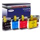 LC227/LC225XL- Lot de 4 Cartouches compatibles pour Brother LC227 / LC225  XL