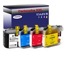 LC227/LC225XL- Lot de 4 Cartouches compatibles pour Brother LC227 / LC225  XL