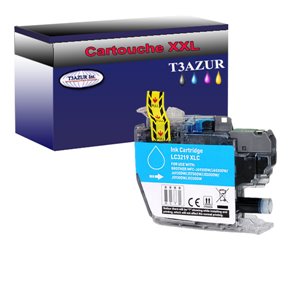 T3AZUR - Cartouche compatible pour Brother LC3219 XL Cyan (avec puce) T3AZUR - Cartouche compatible pour Brother LC3219 XL Cyan (avec puce)