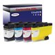 T3AZUR Lot de 4 Cartouches compatibles avec Brother LC3239XL pour Brother MFC-J5945DW,MFC-J6945DW (Noire+Couleur) – T3AZUR