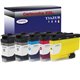 T3AZUR - Lot de 5 Cartouches compatibles Brother LC3239 (LC-3239) XL 