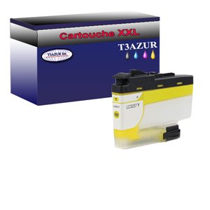 T3AZUR - Cartouche compatible Brother LC3237 (LC-3237Y) XL Jaune