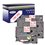 4 x Rubans pour étiquettes laminées génériques Brother TZe252 - Texte rouge sur fond blanc - Largeur 24 mm x 8 mètres