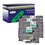 4 x Rubans pour étiquettes laminées générique Brother TZe741 - Texte noir sur fond vert - Largeur 18 mm x 8 mètres