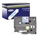 Rubans pour étiquettes laminées générique Brother TZe243 - Texte bleu sur fond blanc - Largeur 18 mm x 8 mètres