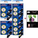 4+6 Cartouches compatibles pour Canon PGI550 / CLI551 / PGI-550 / CLI-551 XL + Pack de 20 papiers photos A6 Brillant 230gr 