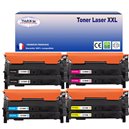 T3AZUR - Lot de 8 Toner génériques Samsung CLT-K404S, CLT-C404S, CLT-M404S, CLT-Y404S