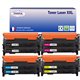 T3AZUR - Lot de 8 Toner génériques Samsung CLT-K404S, CLT-C404S, CLT-M404S, CLT-Y404S