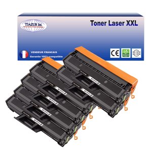 T3AZUR  - Lot de 6 Toner générique Samsung  MLT-D111L/MLT-D111S (SU799A/SU810A) 